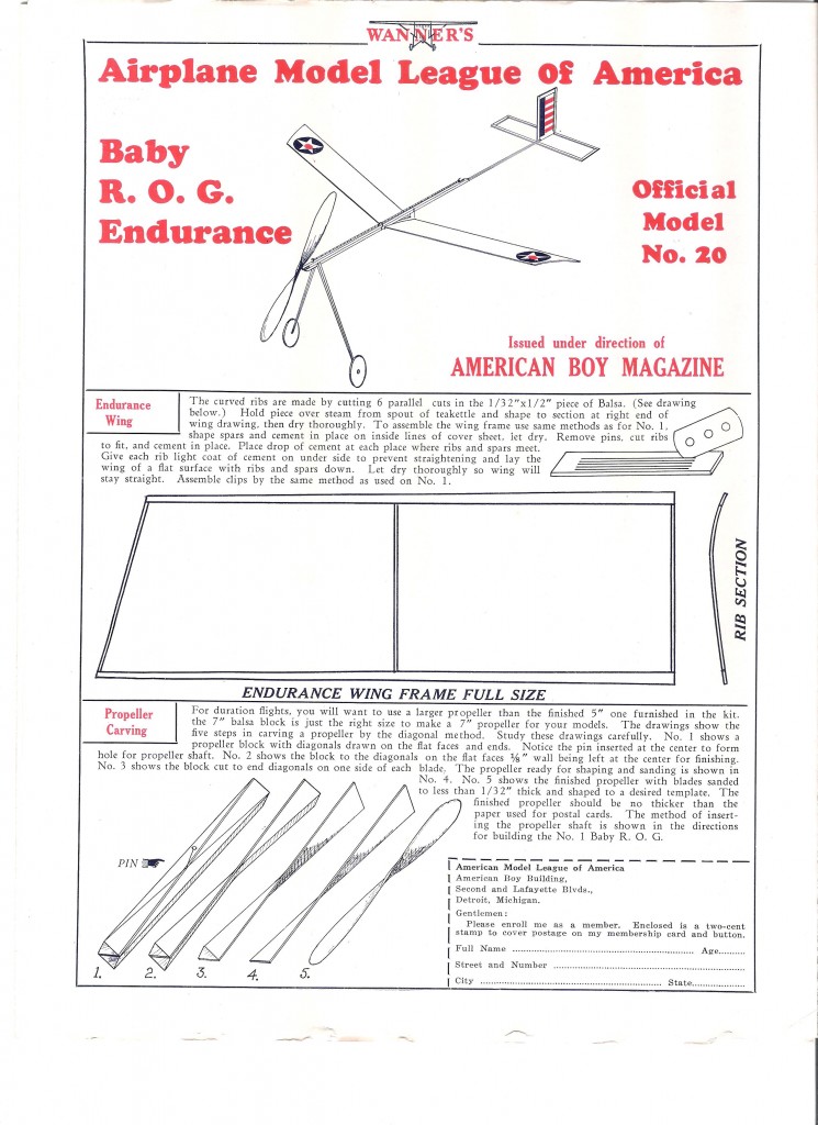 Wanner's Model No. 1 001